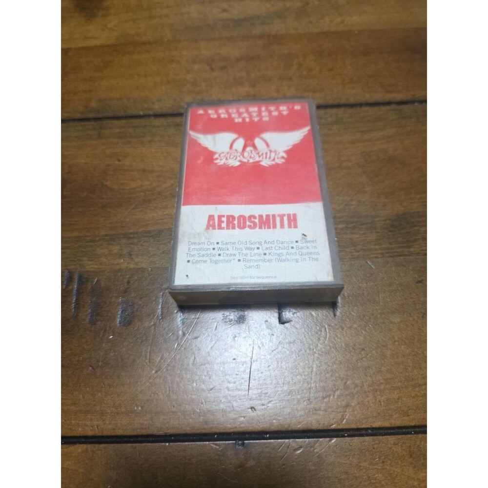 Aerosmith Greatest Hits Cassette Tape 1980 Columbia Dream On Classic Rock